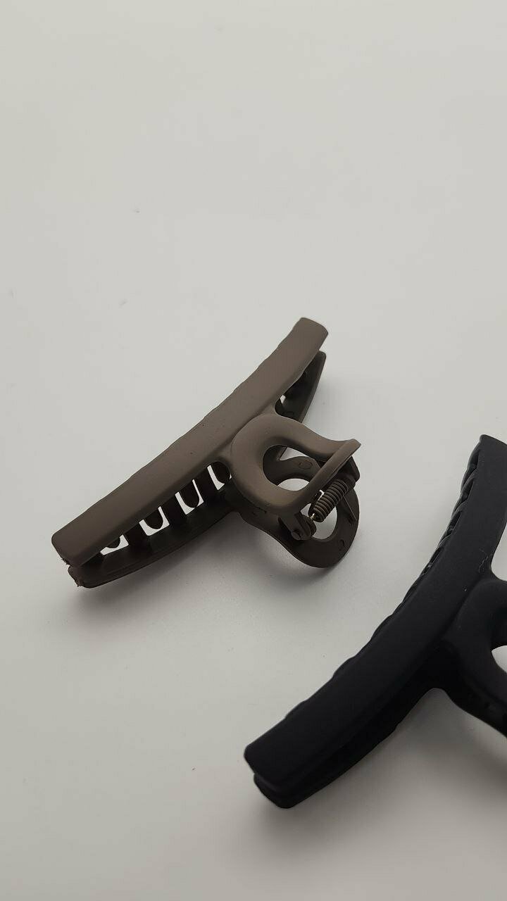 Крабики для волос, заколка с матовым покрытием, зажим — фото 1