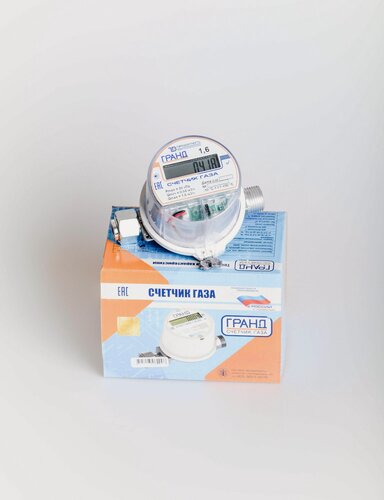 Изображение товара Счетчик газа Гранд 1.6, струйный, 1/2" 128 мм