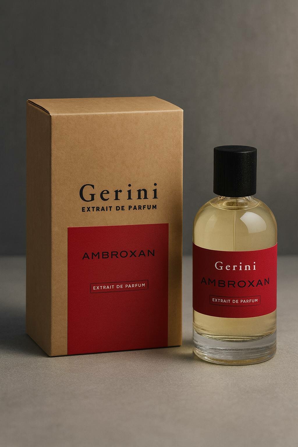 Парфюмированная вода для мужчин и женщин, GERINI AMBROXAN 100ML, франция