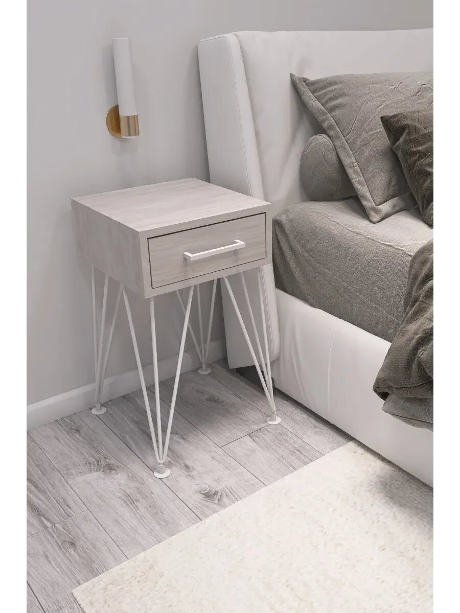 Тумба Жаклин с ящиком в стиле лофт