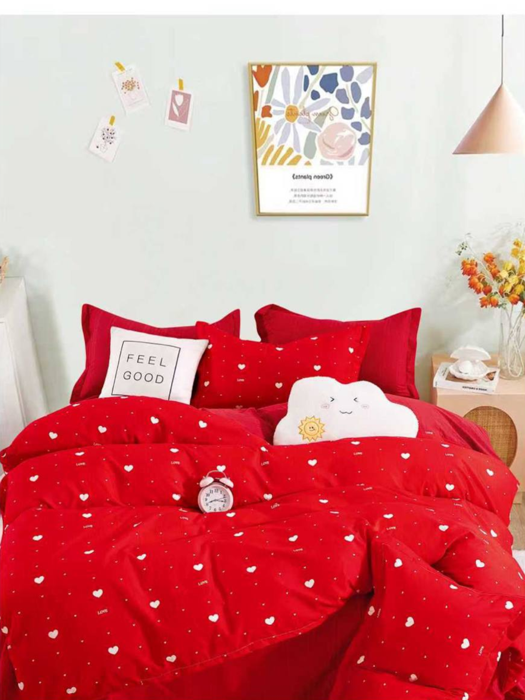 Комплект постельного белья "DANTELLA", двуспальный, Муслин, хлопок 100%