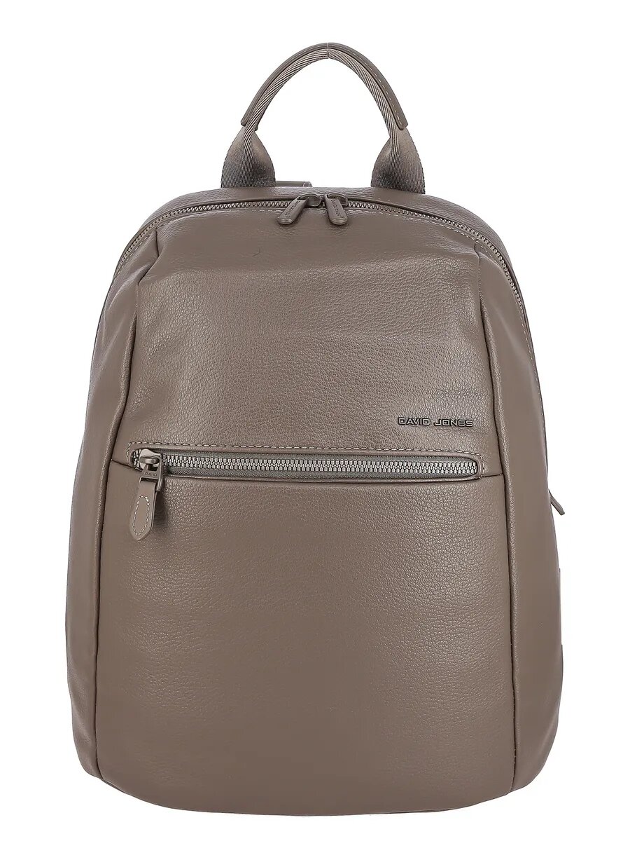 Сумка-рюкзак DAVID JONES, серо-коричневый — фото 1
