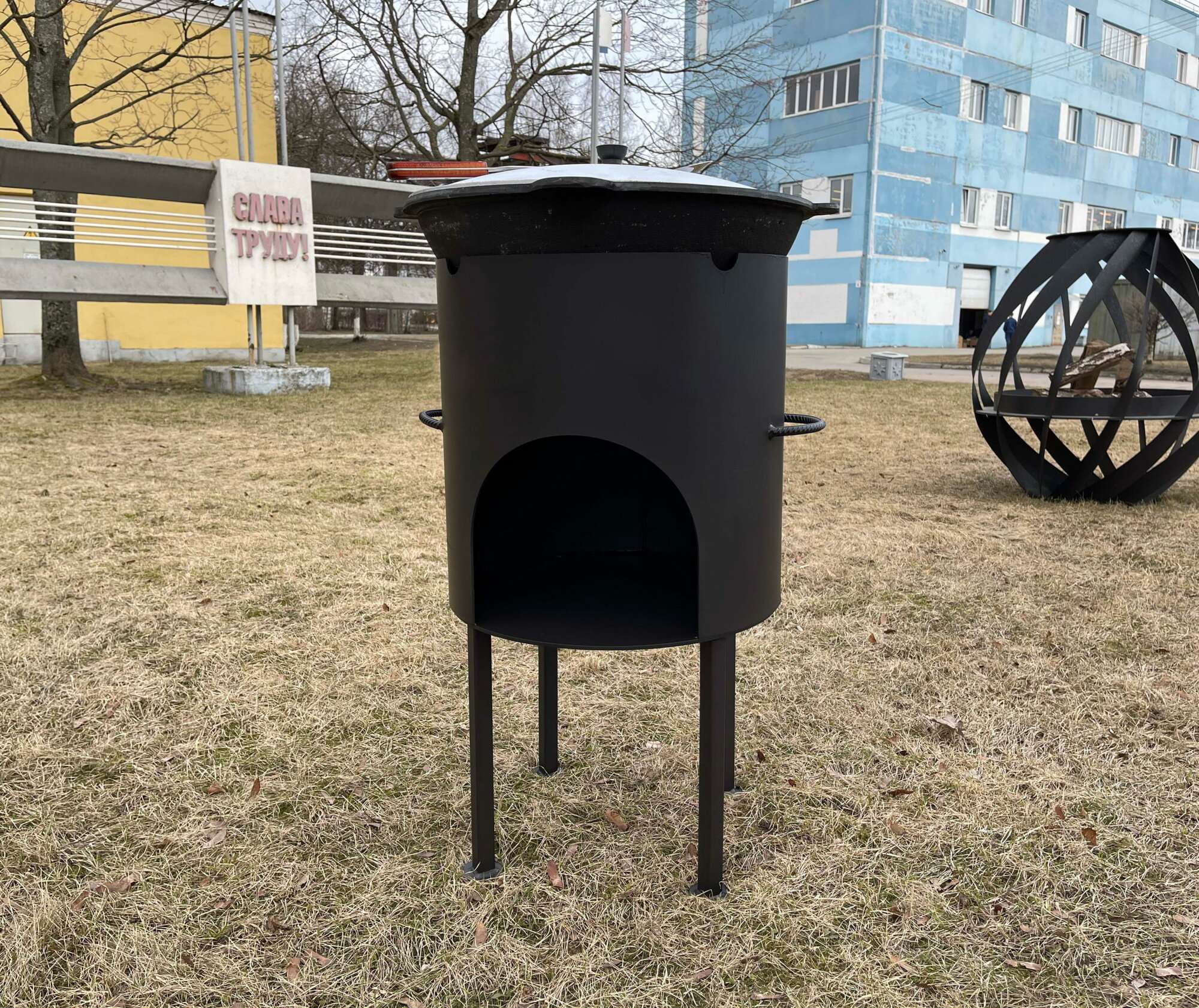 Печь очаг под казан — фото 1