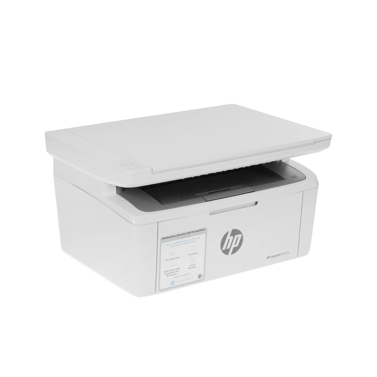 Лазерное МФУ HP LaserJet M141a (черно-белая печать) белый/white