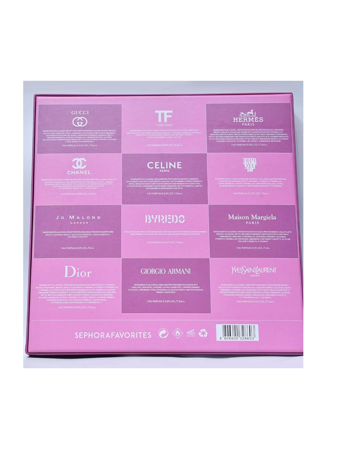 Набор женских духов SUPER BIG PERFUME, 12шт, подарочная упаковка — фото 1