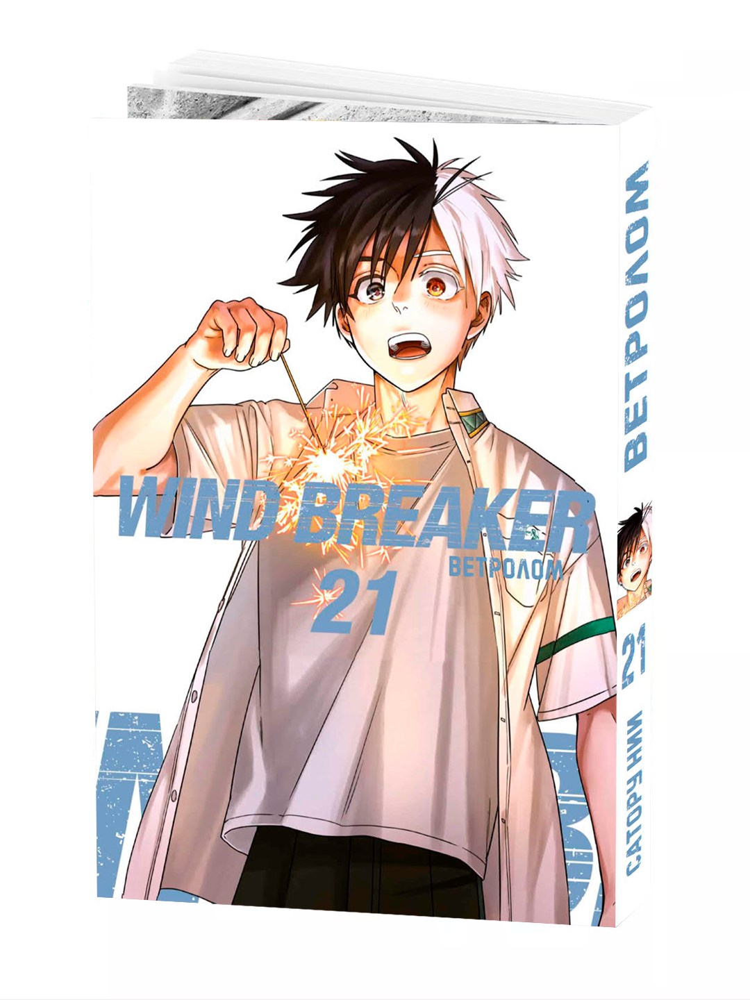 Манга "Ветролом", 21 том, мягкий переплет, 192 стр, 2024 г, NII Satoru