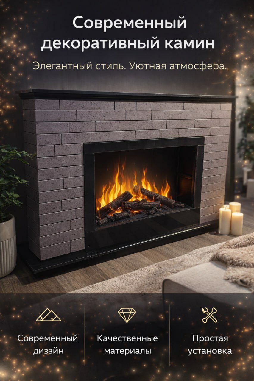 Декоративный камин