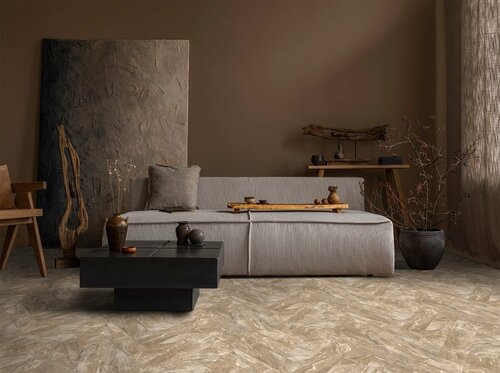 Изображение товара Линолеум для пола, Ютекс Нельсон Керама-4, толщина 4,0 мм, защитный слой 0,4 мм, 4х4 м.