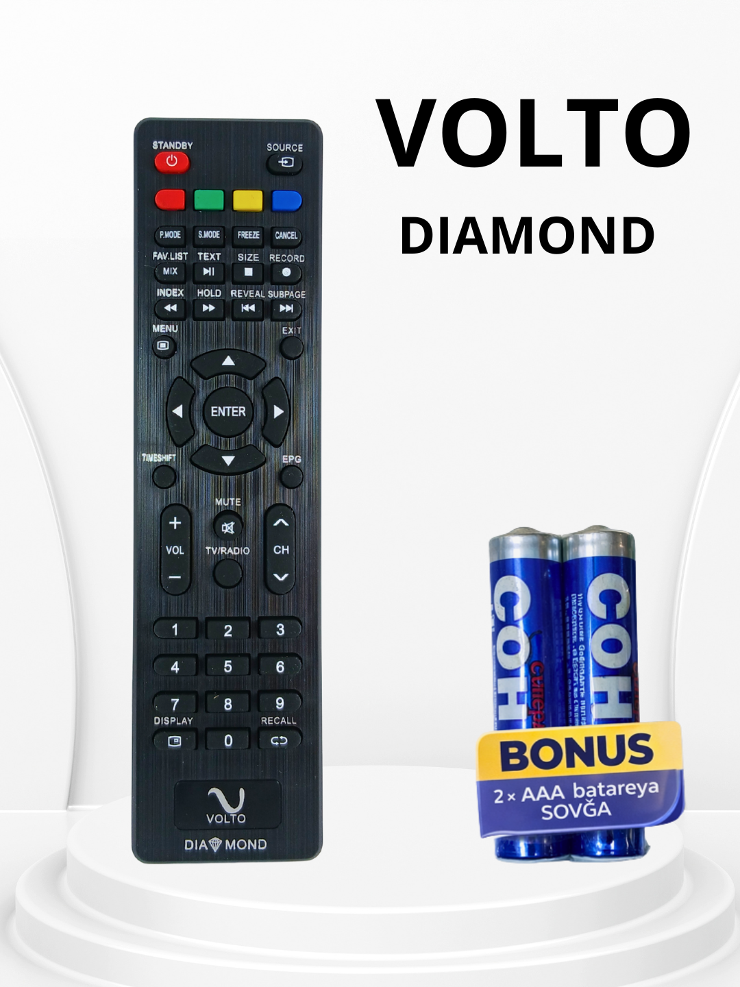 Пульт дистанционного управления Volto "Diamond", для телевизоров