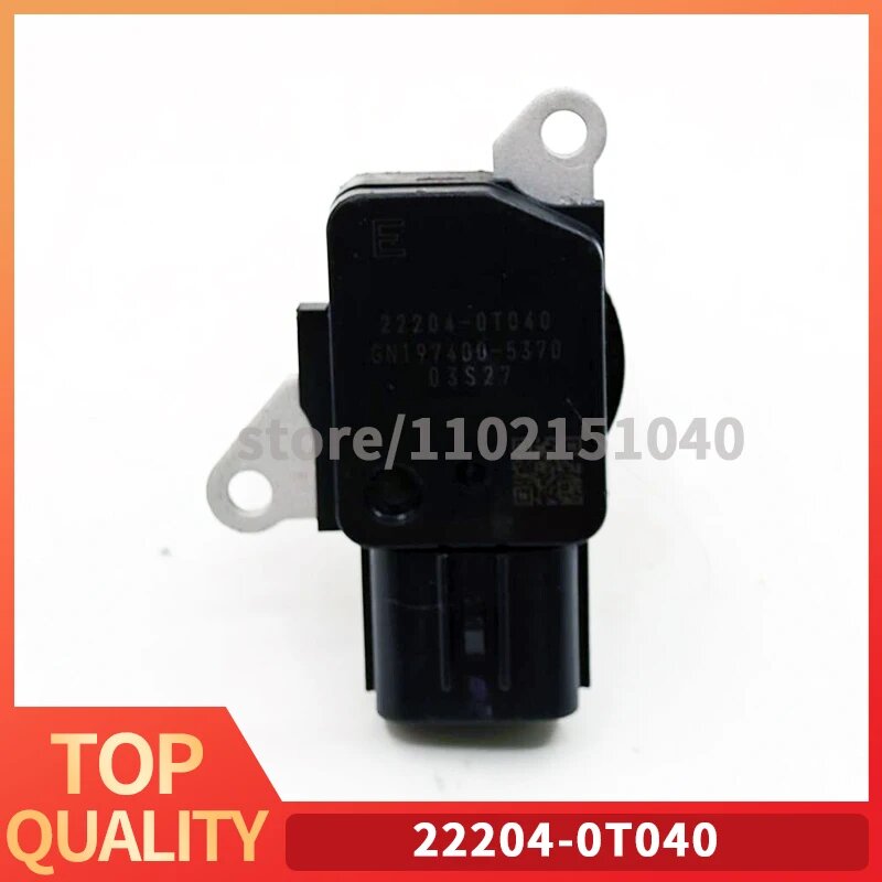 Датчик массового расхода воздуха ДМРВ 22204-0T040, 22204-0V020, 197400-5380 для Toyota