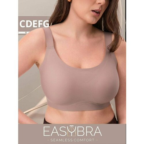 фото Бюстгальтер easy bra minimizer easy bra, размер 3xl, кофе