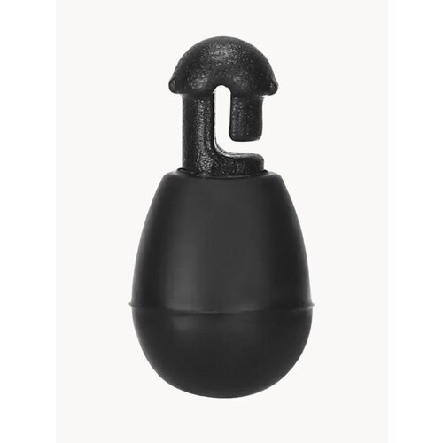 Быстросъём для поводков (Коннектор-отбойник для рыбалки) 50 шт - Черные