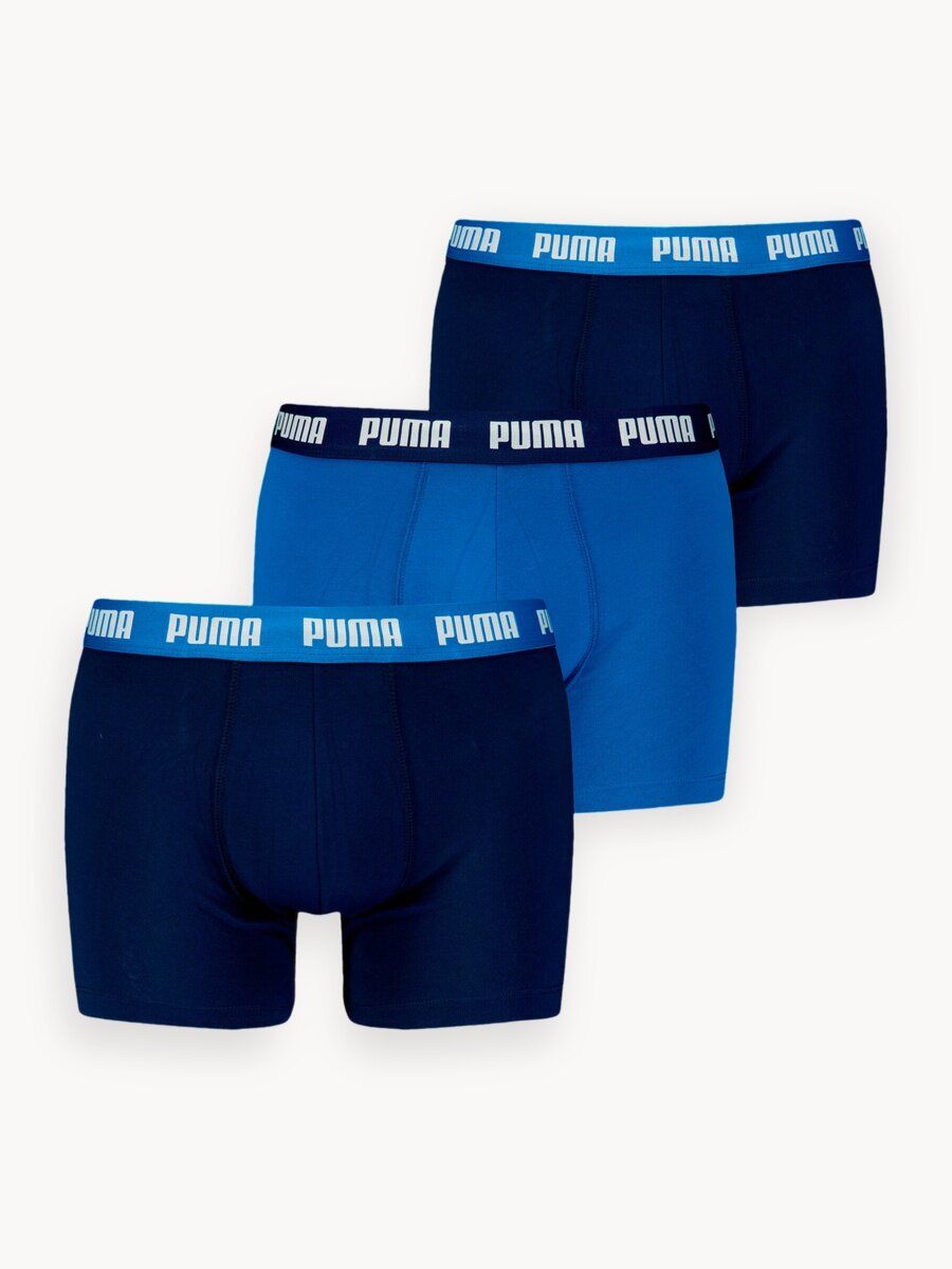 Трусы PUMA, комплект из 3 шт., размер L, мультиколор