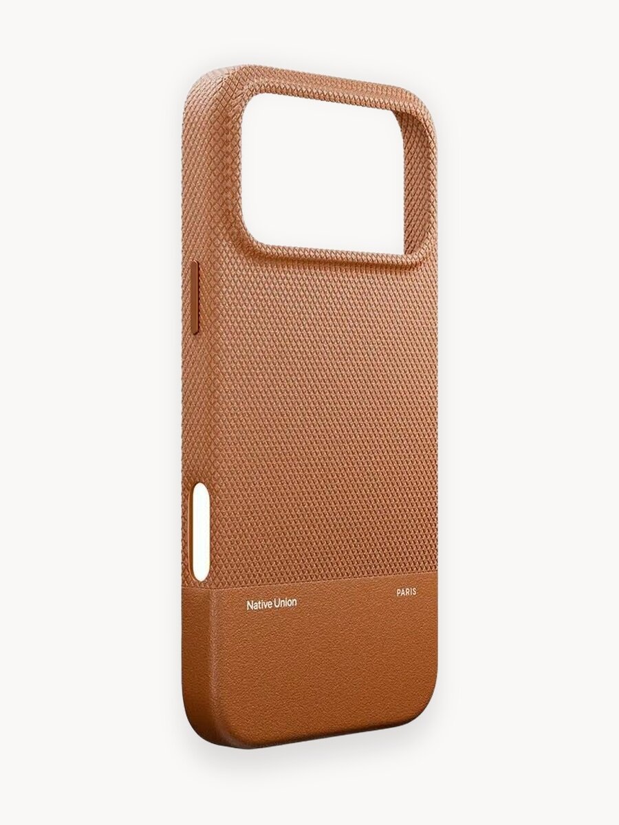 Чехол на iPhone 17 Pro Max Native Union (RE)CLASSIC, цвет: коричневый