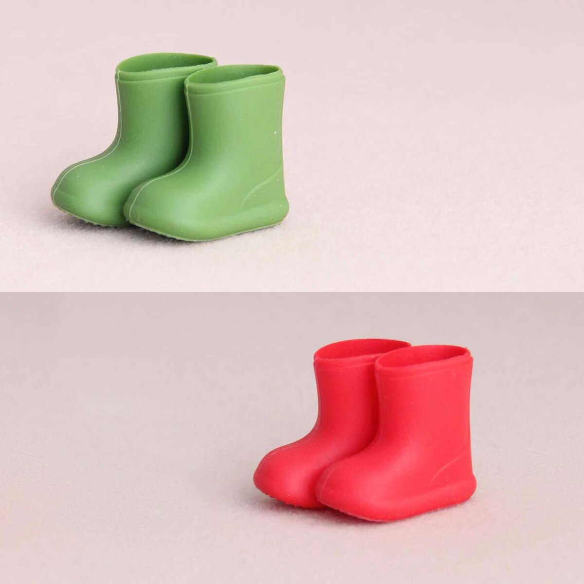 Силиконовые дождевики для миниатюрных домиков (2 пары) Green Red
