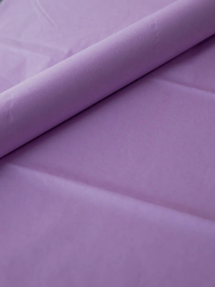 Бумага для упаковки "Тишью", цвет лаванда, 5 листов, 50x66 см — фото 1