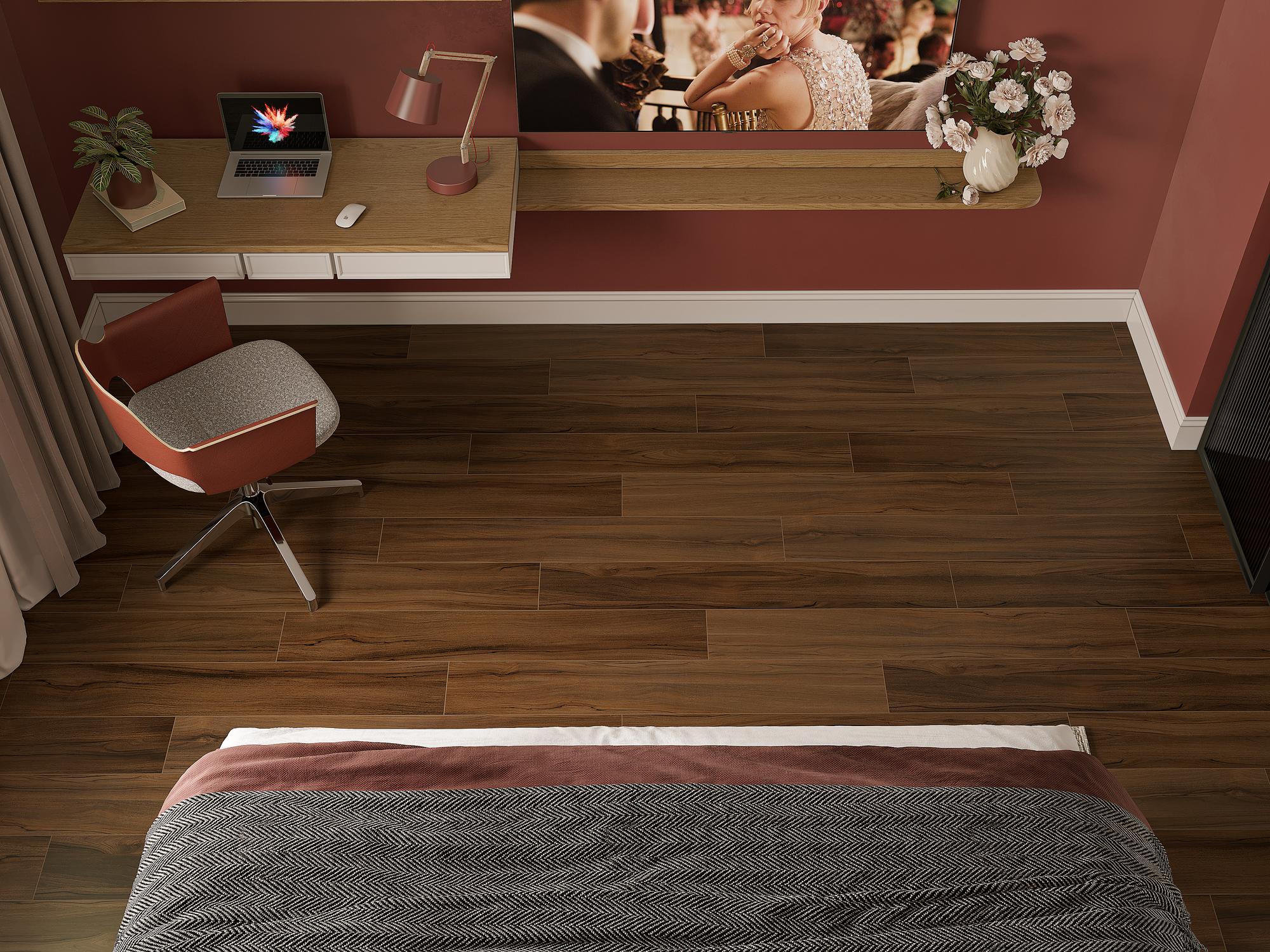 Ламинат NORLAND ELEGANT STRONG орех инис 34 класс 12 мм 1691 м²