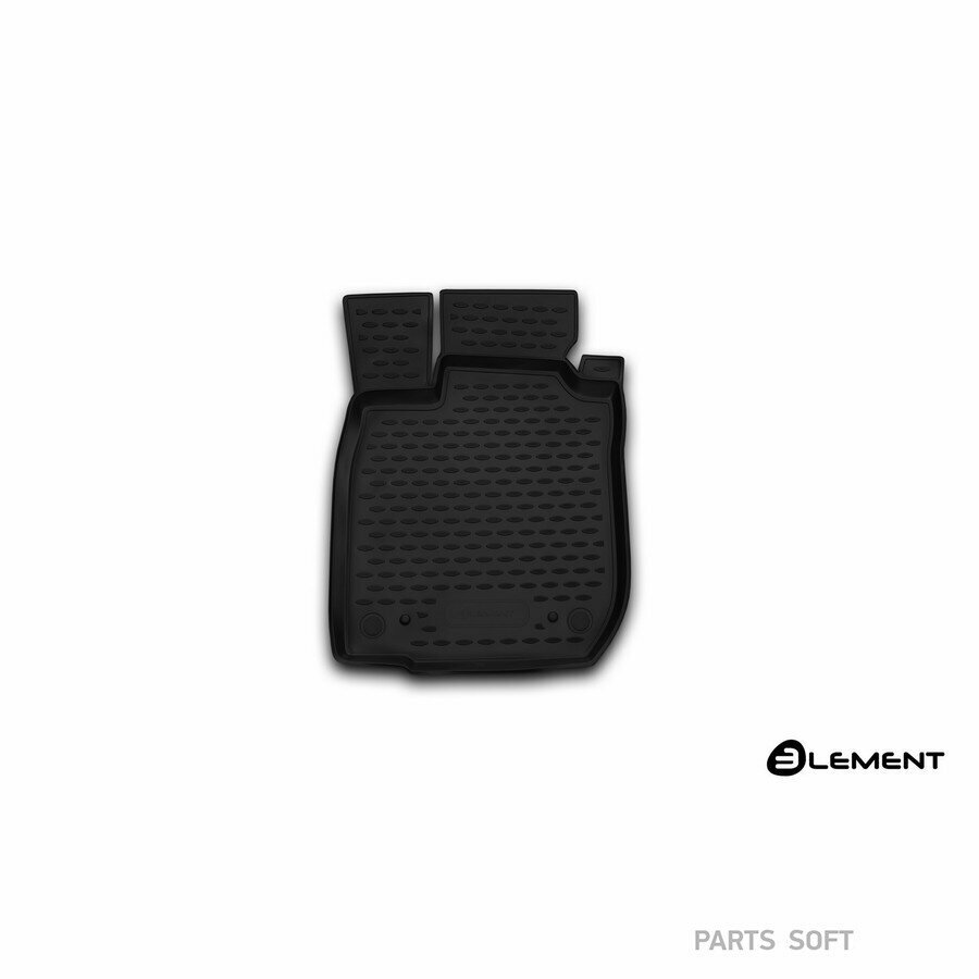 Коврик в салон RENAULT Sandero, 2010-2014, передний левый, 1 шт. (полиуретан) / Рено Сандеро от официального дистрибьютора, ELEMENT-AUTOFAMILY, артикул ELEMENT4118210KFL