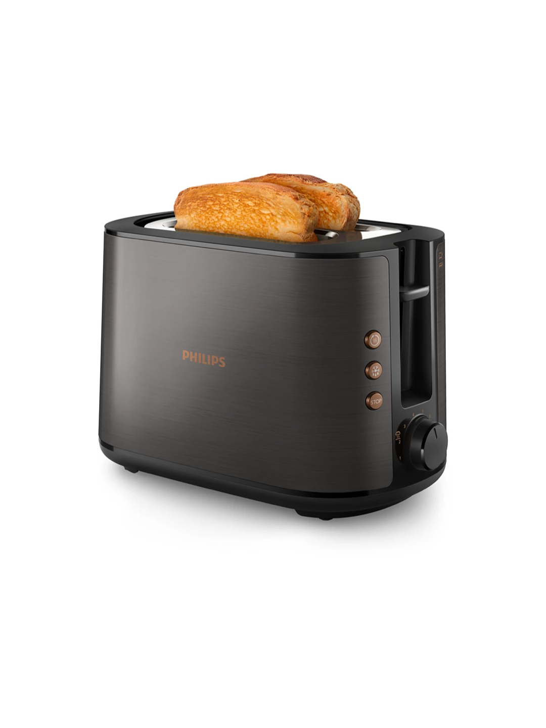 Тостер Philips Viva Collection HD2650/31, металл, пластик, 950 Вт