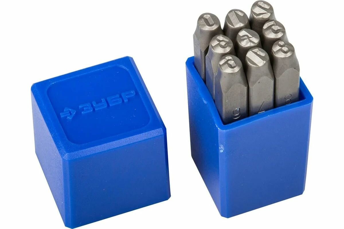 Клейма цифровые ЗУБР, 5 мм