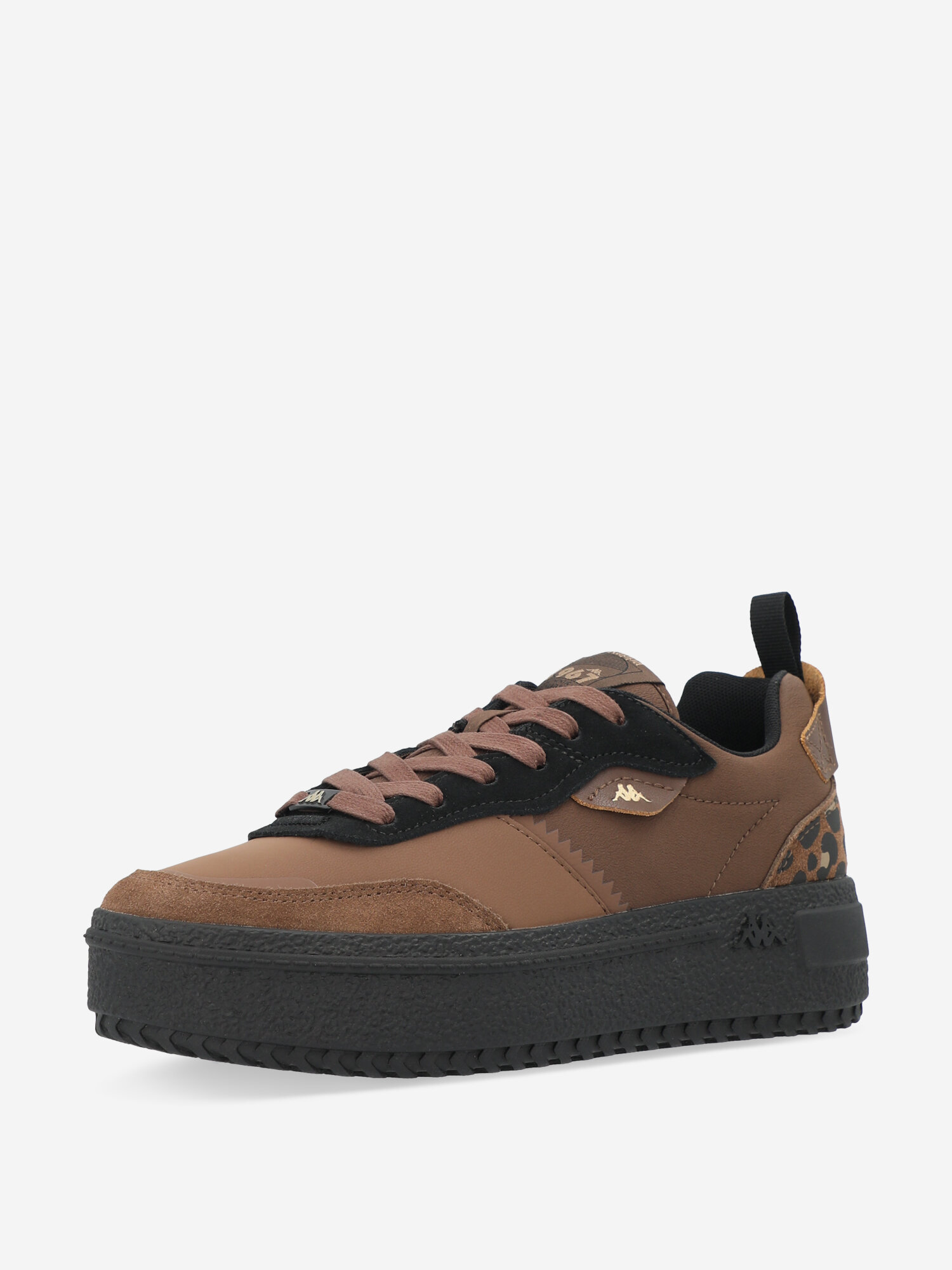 Кеды Kappa повседневные, размер 36, коричневый — фото 1