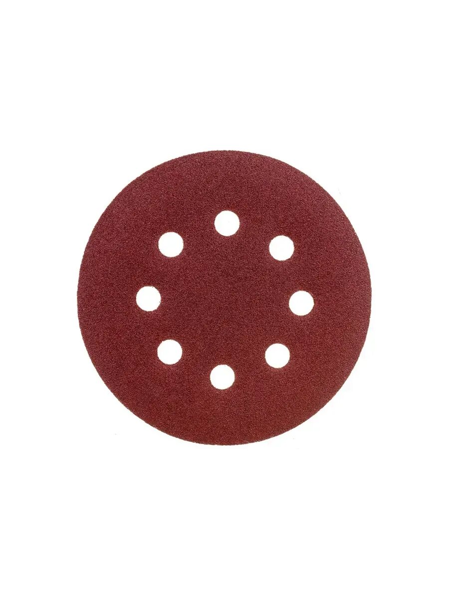 Абразивный круг на липучке 125мм Р150 с отв 10шт 35757
