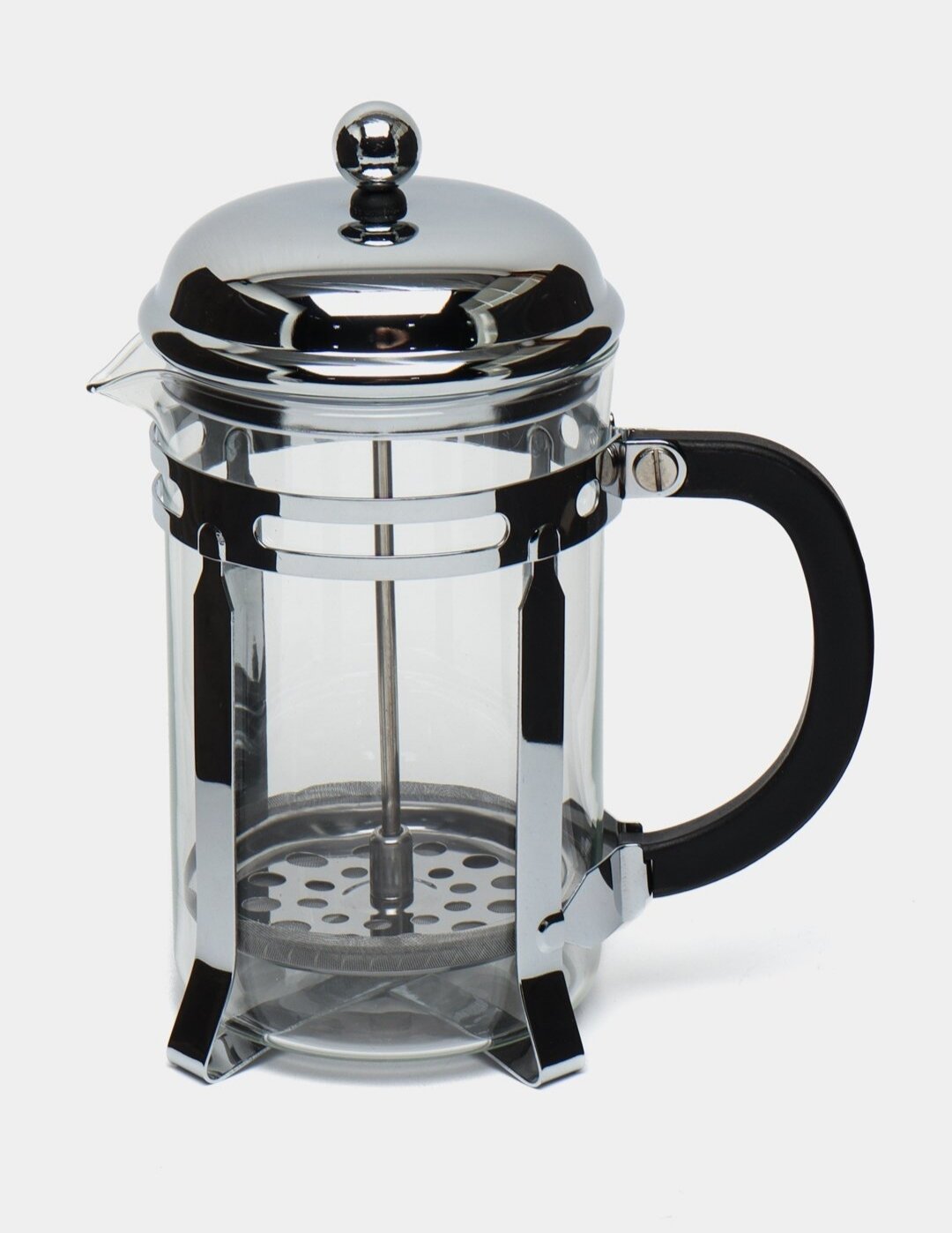 Стеклянный чайник френч-пресс, для кофе и чая , 1000 мл.