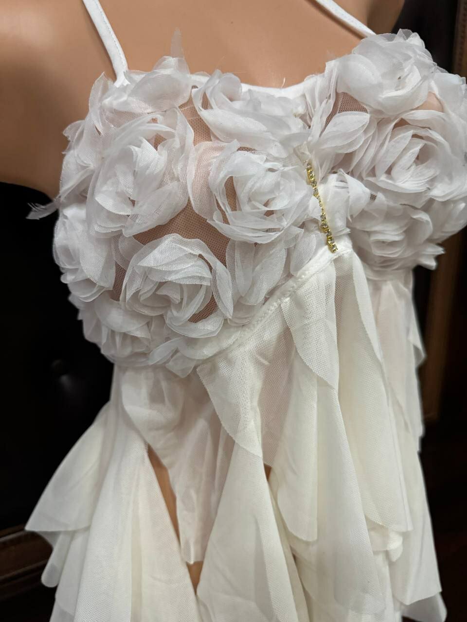 Блуза , размер standart, белый — фото 1