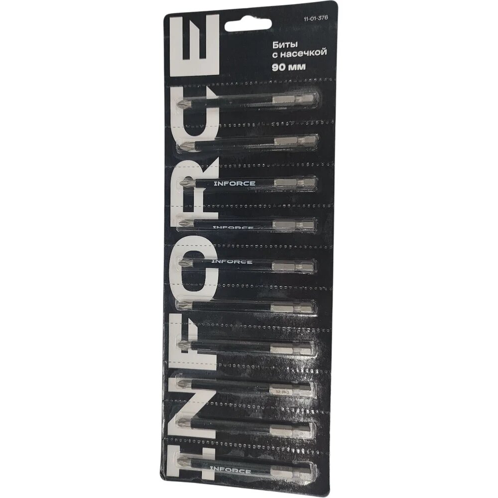 Inforce Биты сталь S2 с насечкой РН 2x90мм 10 шт 11-01-376