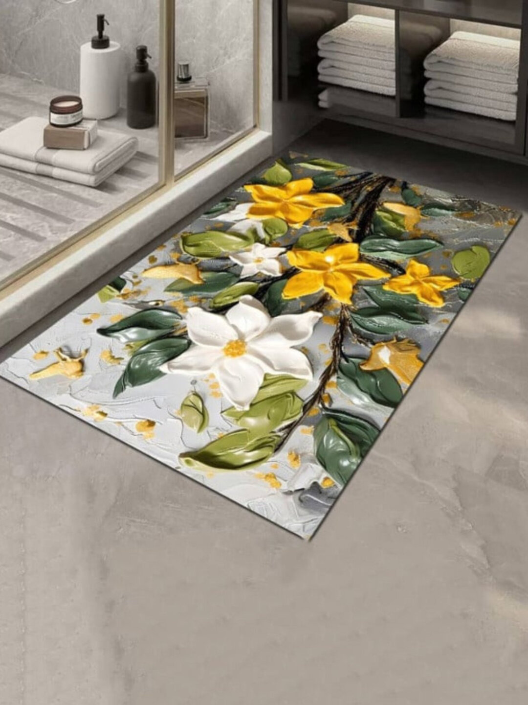 Коврик для ванной, кухни, детской комнаты и туалета, противоскользящий 50x80