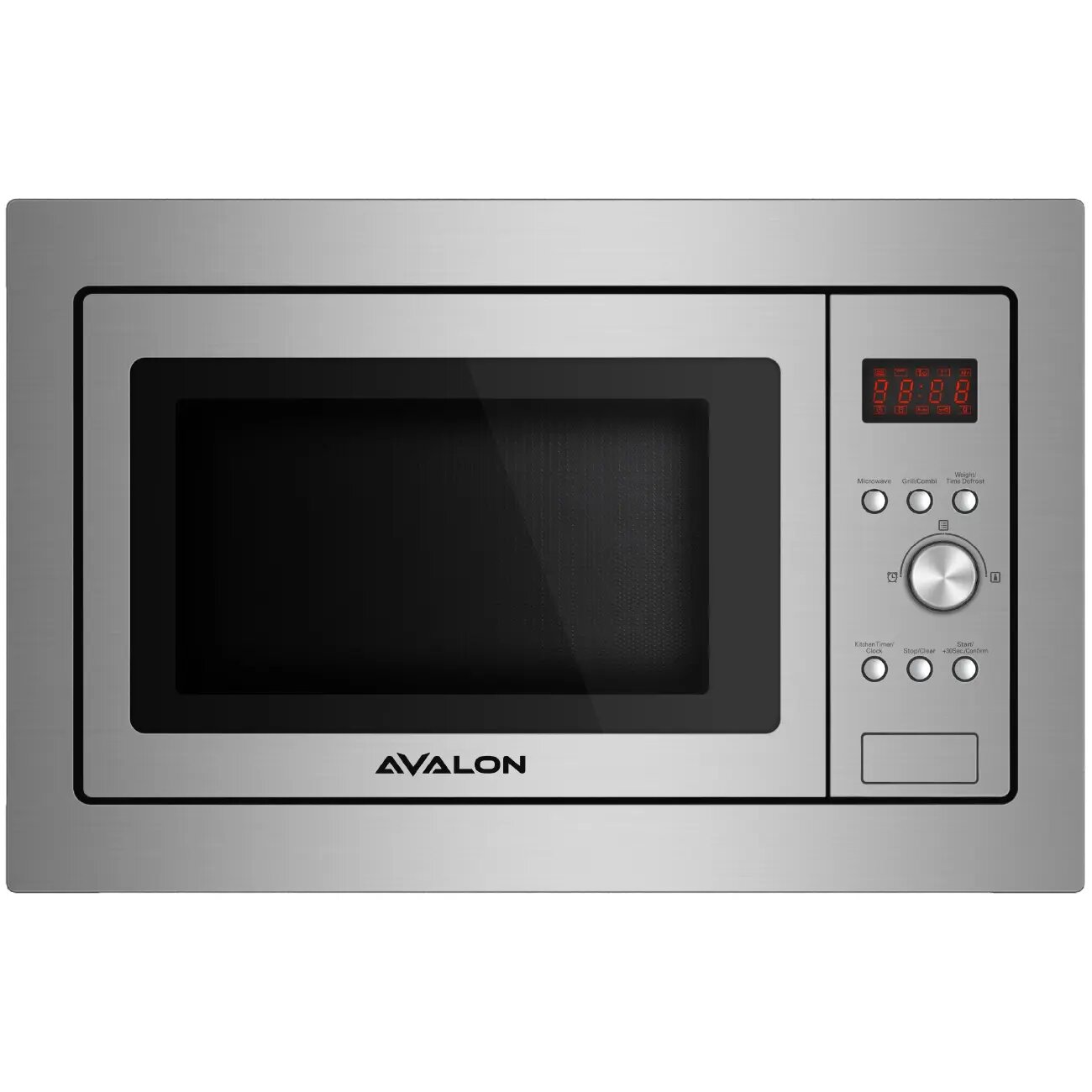 Микроволновая печь AVALON MBI 2588 Inox, Класс энергоэффективности: A+, Вес: 18.5 кг, Внутреннее покрытие камеры: нерж сталь