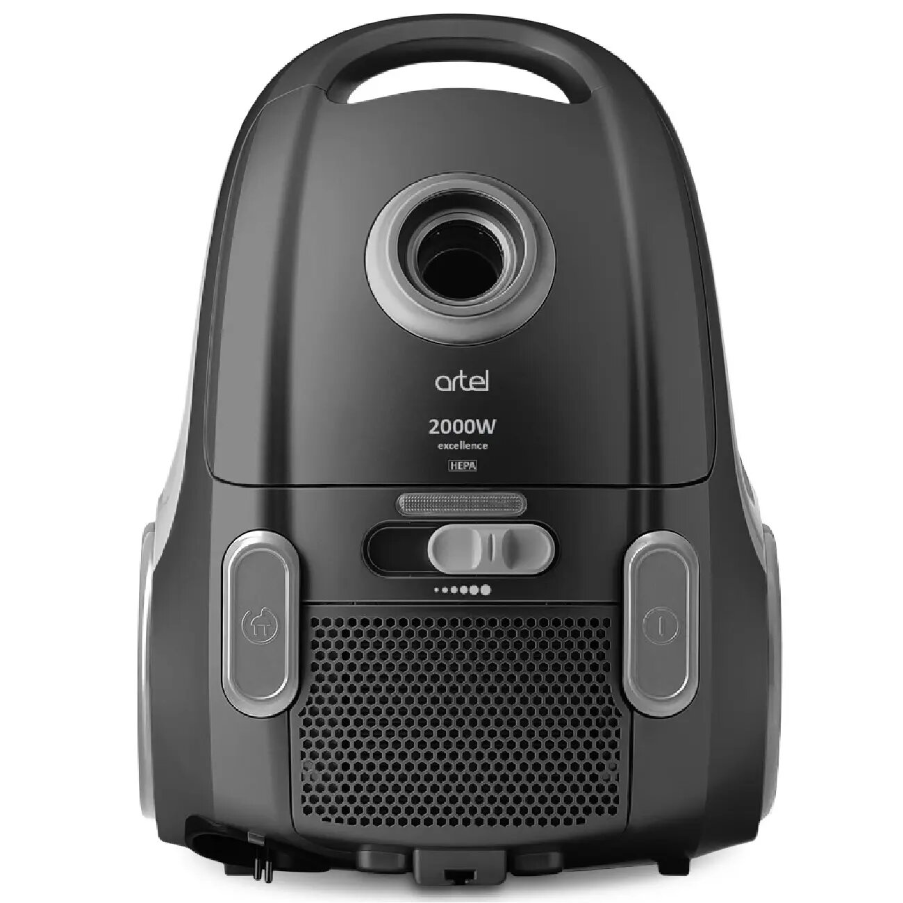 Пылесос Artel "VCB 0120", серый, мощность 2000Вт, фильтр HEPA