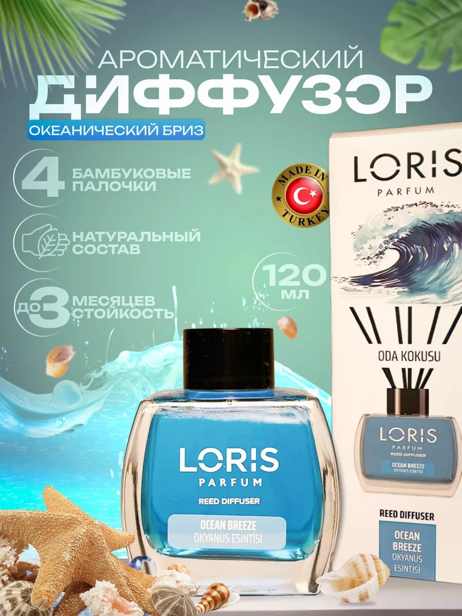 Аромадиффузор Loris Parfum, 120мл, для дома/офиса/магазина/автомобиля