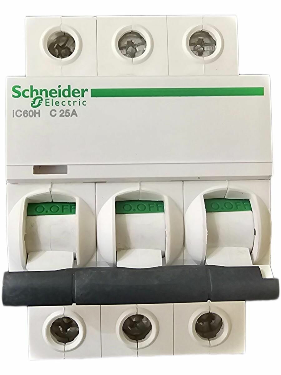 Acti 9 iC60H Автоматический выключатель 3P 25A (C) Schneider Electric A9F89325