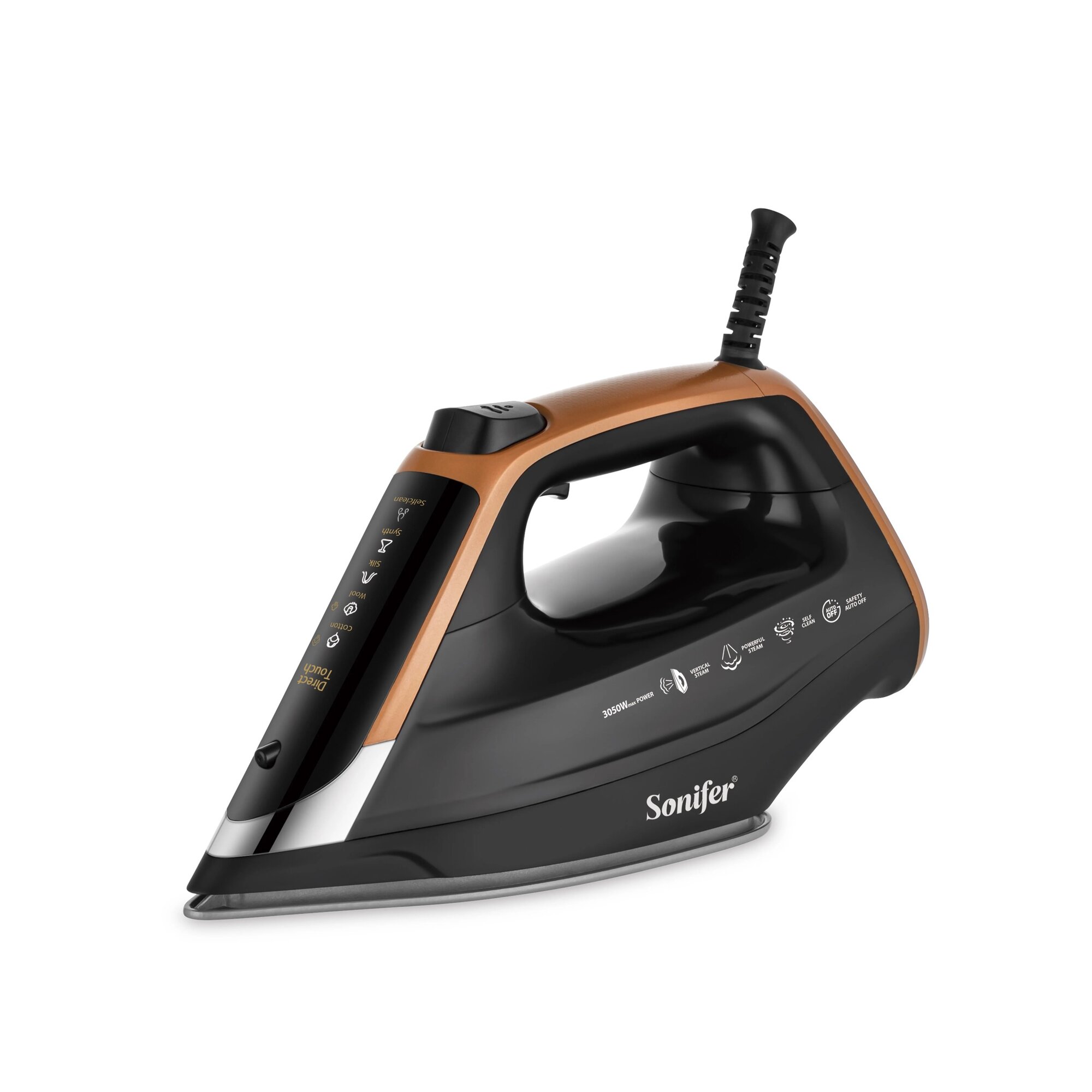 Утюг Sonifer SF-9144, керамическая подошва, мощность 3050 Вт — фото 1