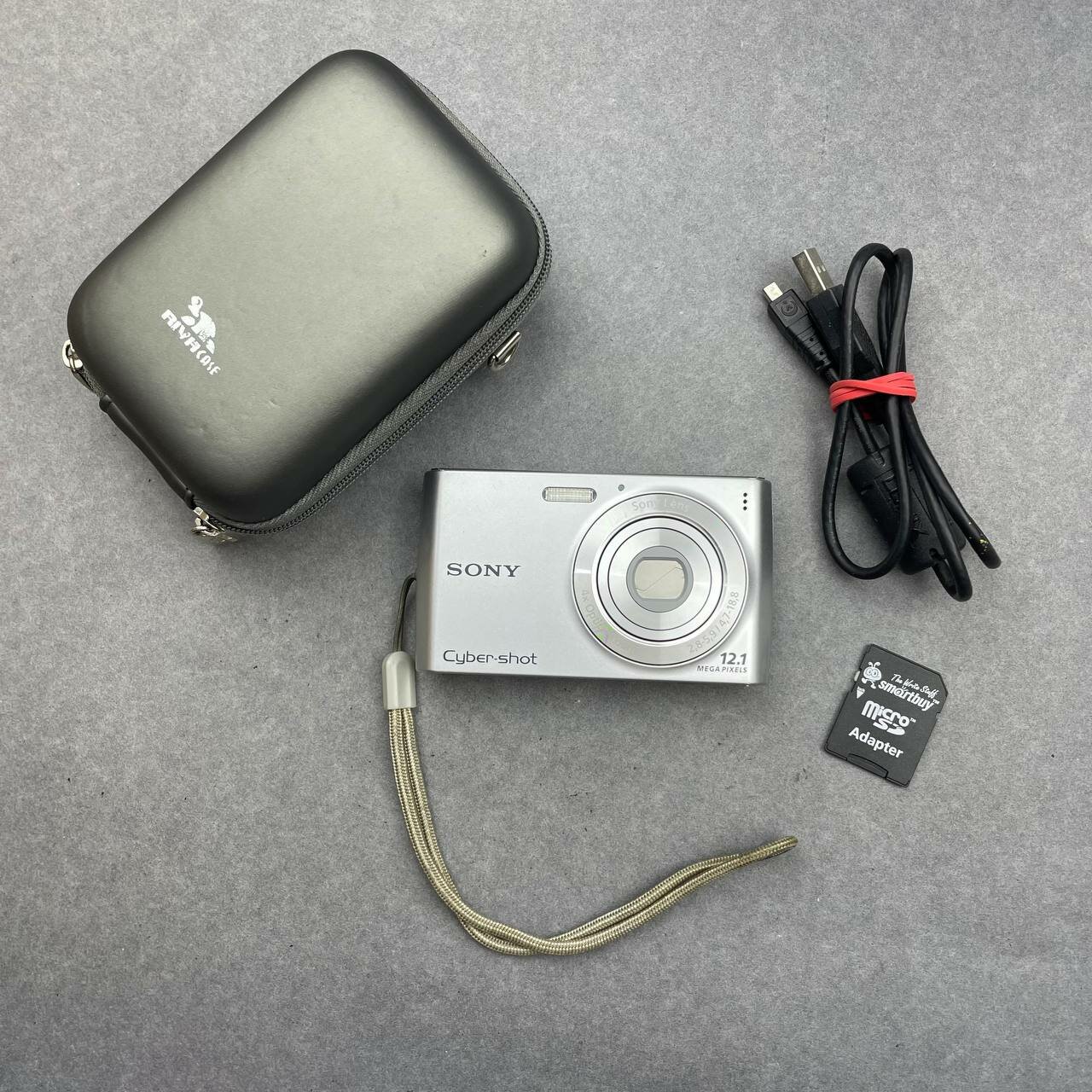 Цифровой компактный фотоаппарат Sony Cyber-shot DSC-W510, с чехлом