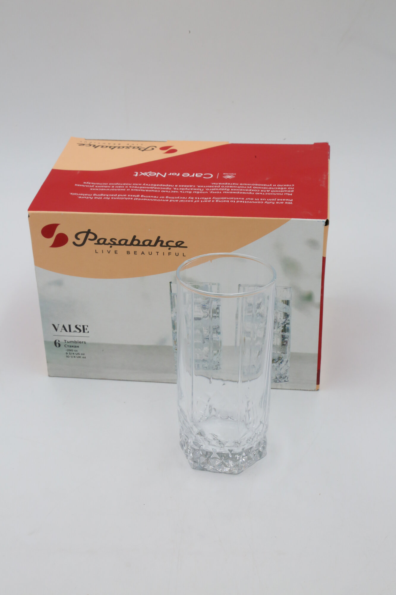 Стакан PASABAHCE вальс 42942в 290мл 6шт 6х8 313201 — фото 1