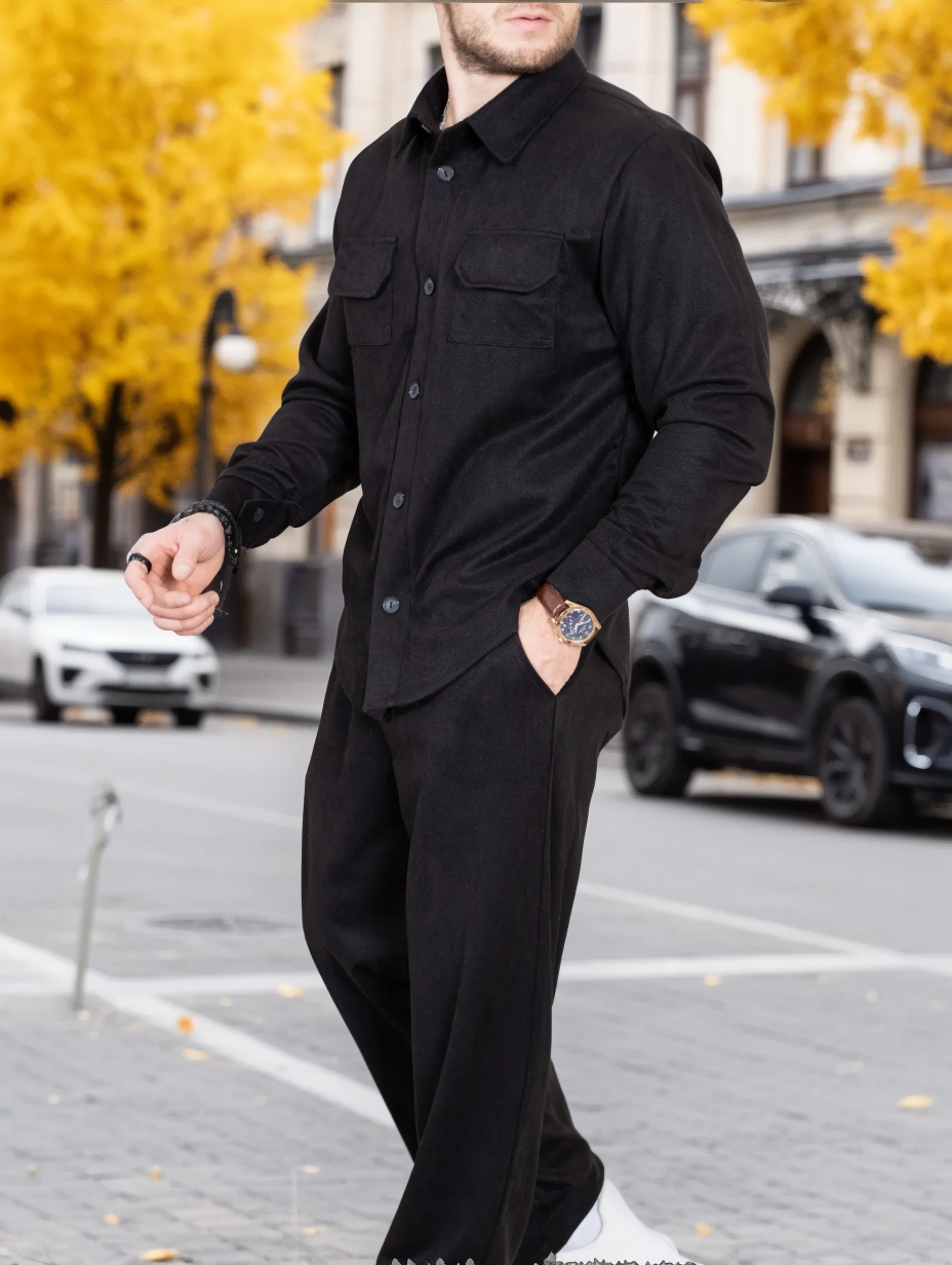 Костюм спортивный BRANKI, размер 56, черный — фото 1