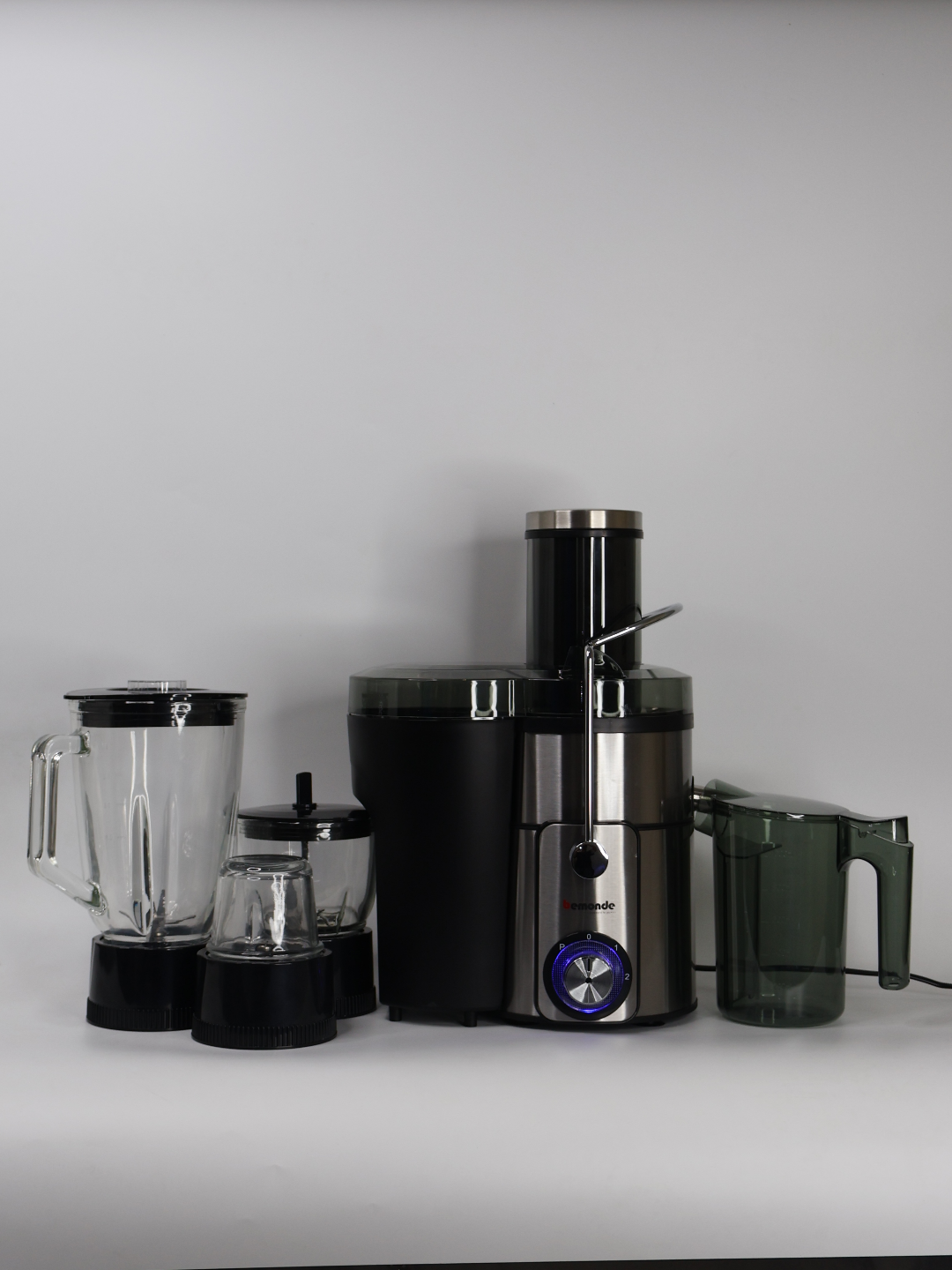 Соковыжималка 4+1 Bemonde BM-JE1046, 1000Вт, с Блендером, Чоппером и Кофемолкой