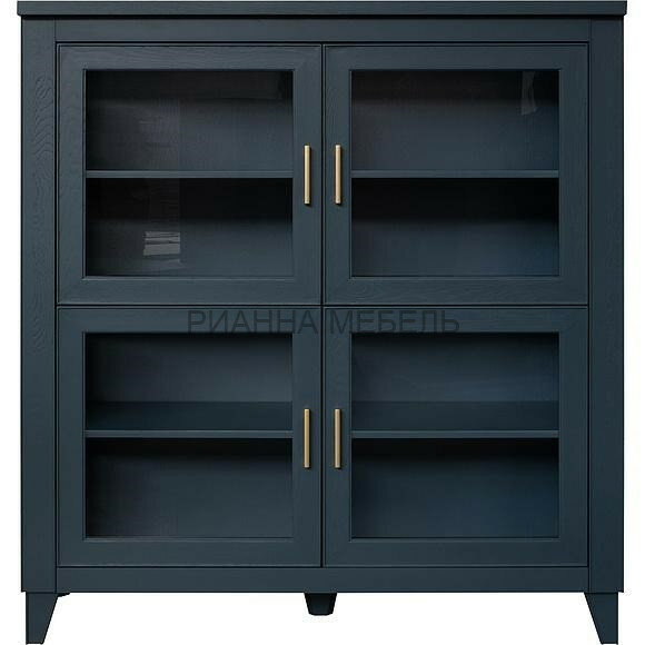 Тумба Амадей от рианна из массива сосны 130х45х150 см, 8 полок