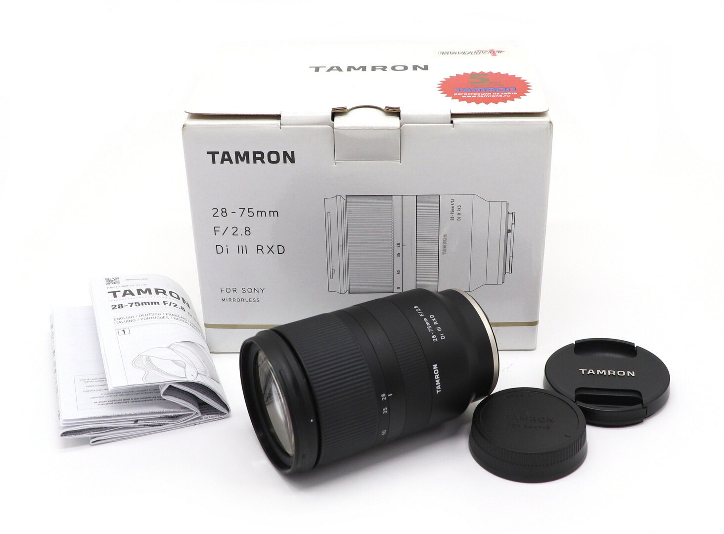 Объектив Tamron 28-75mm f/2.8 Di III RXD (A036) Sony E — купить в