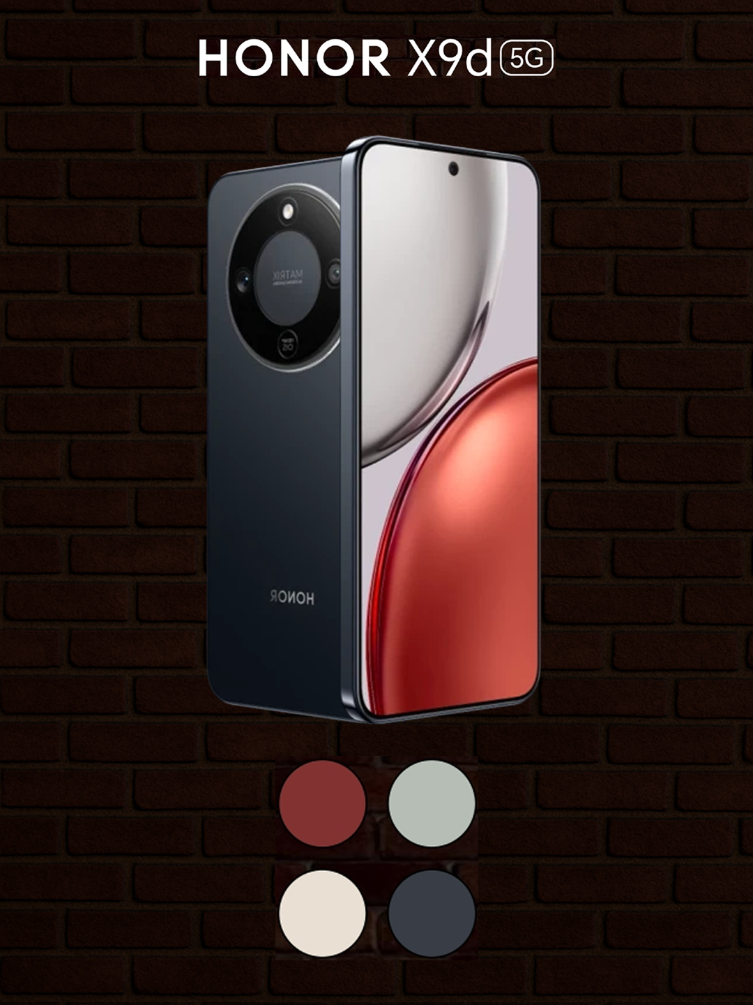 Смартфон HONOR X9d, 8GB+256GB , OLED, 8300 МAh , камера 108 MP, 2 Nano Sim, 5109BYKT