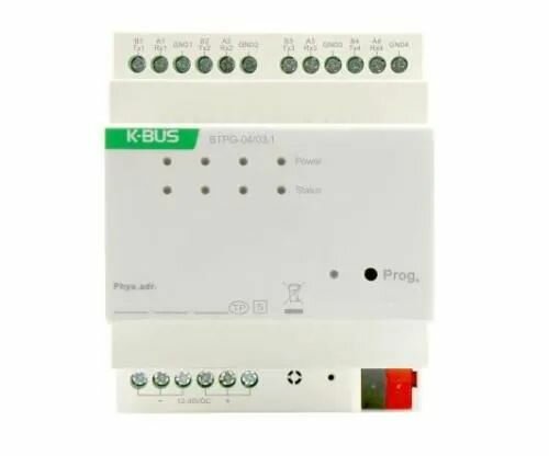 Многопротокольный двунаправленный преобразователь KNX/RS485/RS232 GVS K-BUS. Монтаж на DIN-рейку