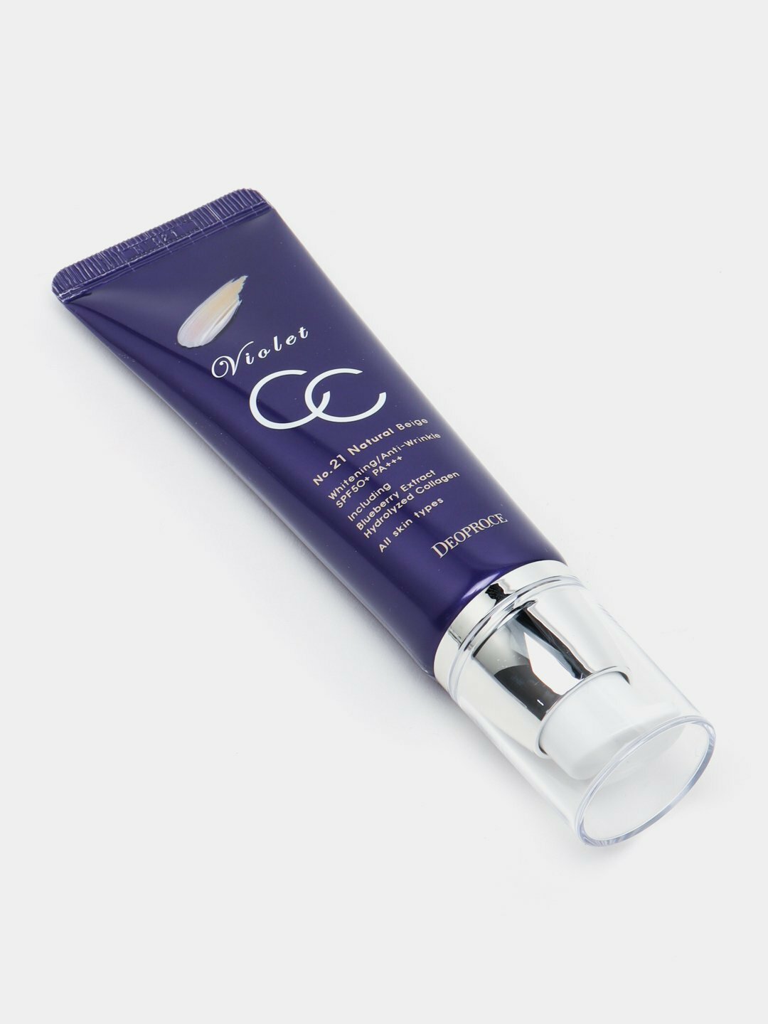 Крем для лица Deoprocе Violet CC Cream, SPF 50+Pa+++, тон 13, 21, 50 мл — фото 1