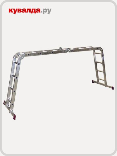 Изображение товара Лестница-трансформер KRAUSE CORDA 4х4 шарнирная, универсальная