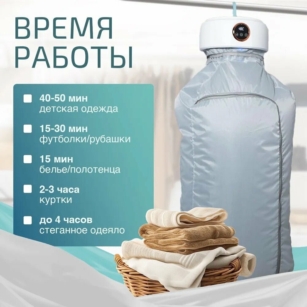 Картинки Xiaomi Сушилка для белья навесная, 27 см х 27 см х 11 см