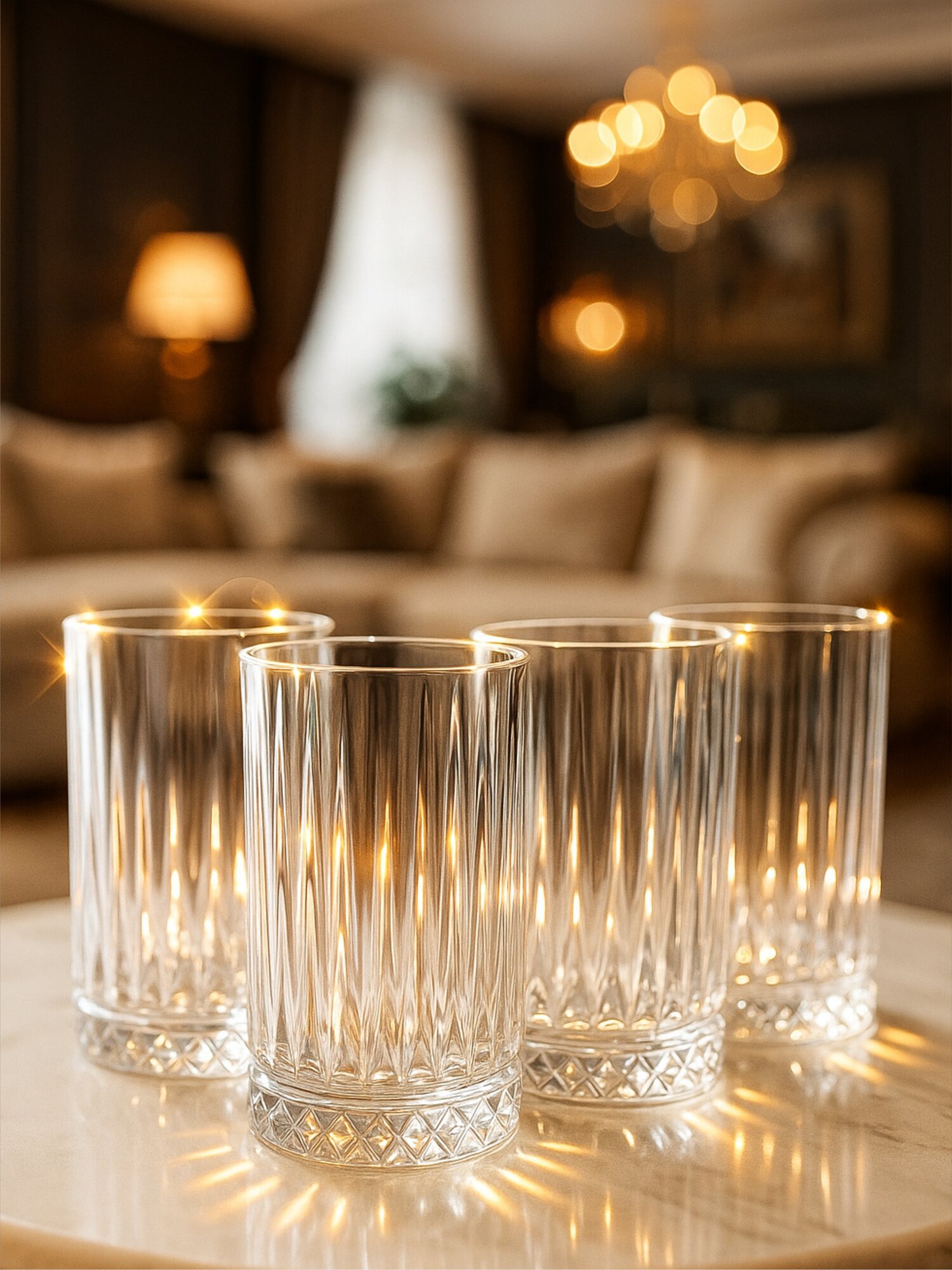 Стакан PASABAHCE элизиа 520015 450мл 4шт 4х6 1112328 — фото 1