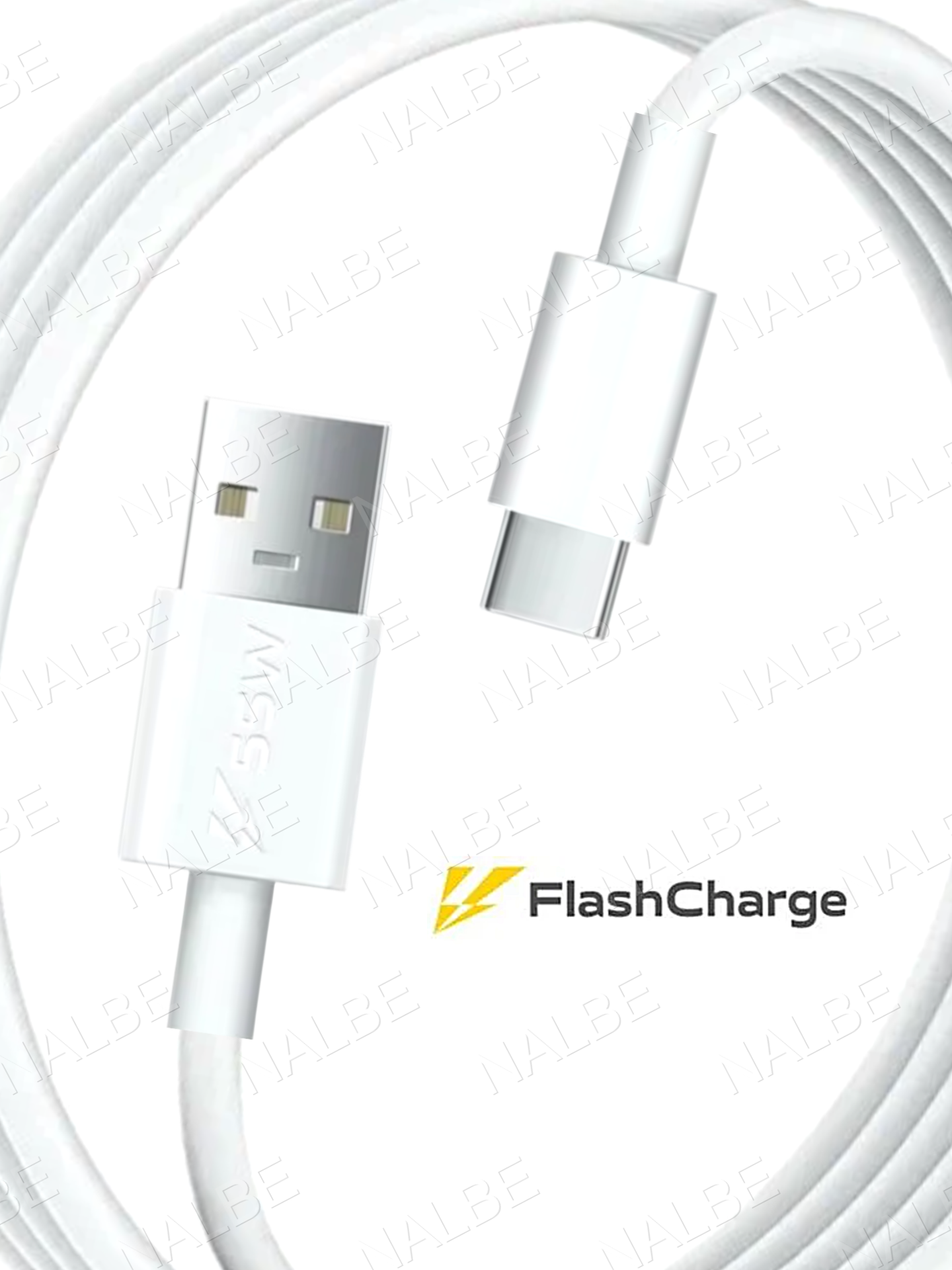 Кабель для Vivo, Iqoo USB Type-C Type-A 44-55w/4A 1 метр — фото 1