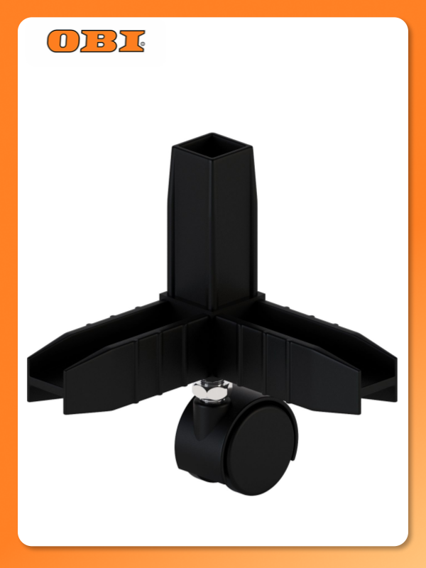 Коннектор найди  для каркасной системы  пластик  влагостойкий  черный