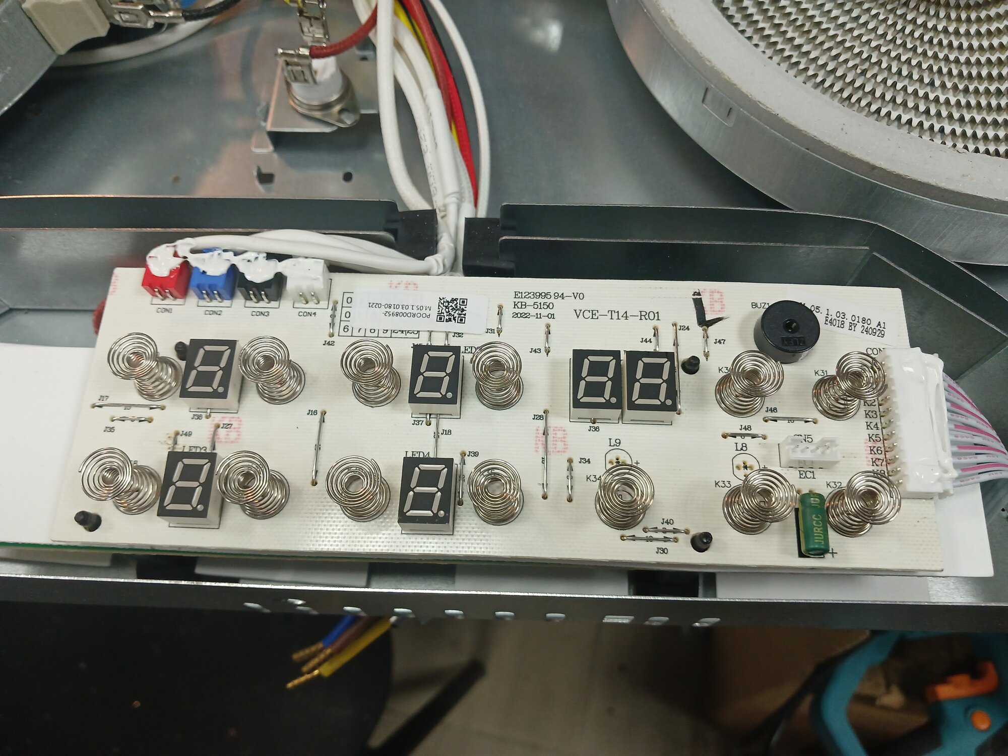 VCE-T14-R01 плата управления плитой стеклокерамической
